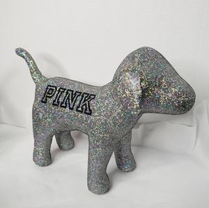 RARE Victoria Secret Bling Iridescent PINK Dog